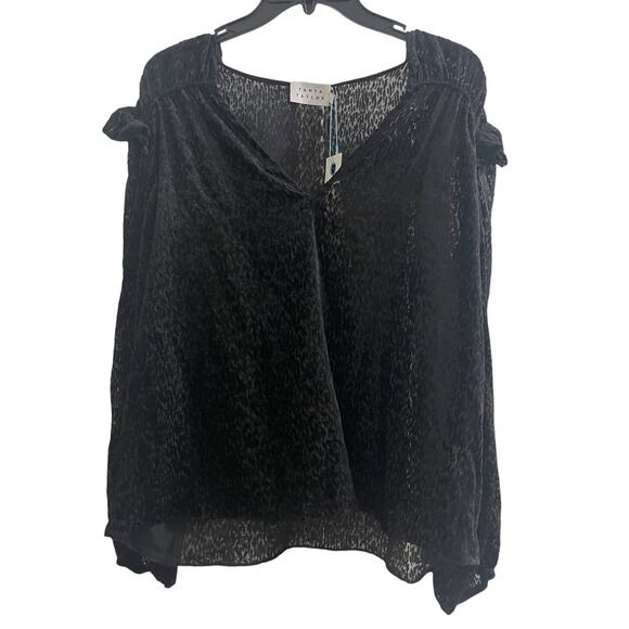 NWT! Tanya Taylor Lucy Devore Pullover Top - Size Large - Picture 8 of 9